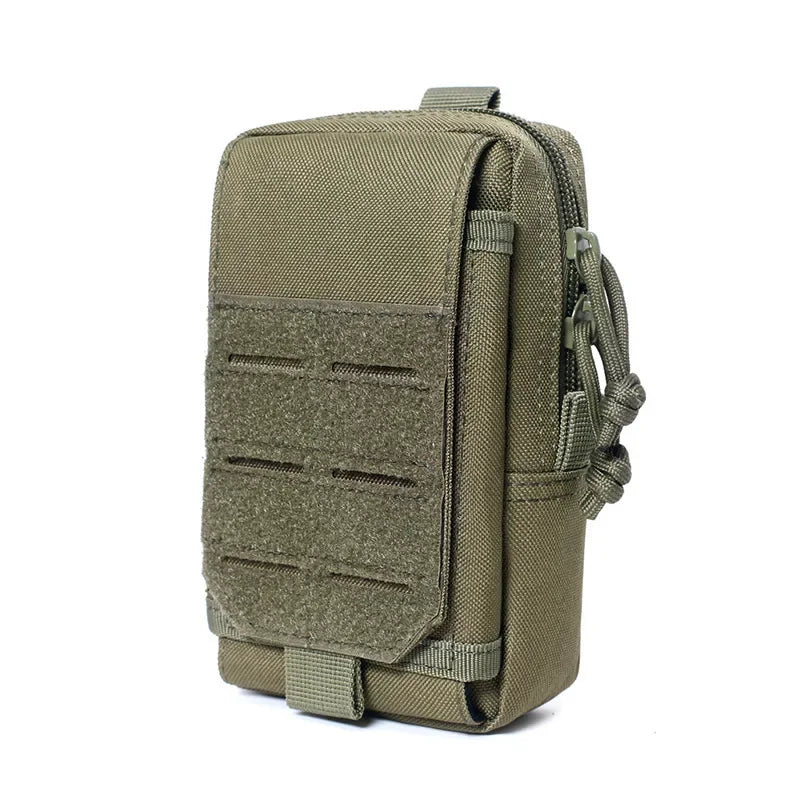 MOLLE Tactical Waist Pouch Men Outdoor EDC Tool Organizer Vest Pack Mobile Phone Storage Belt Bag