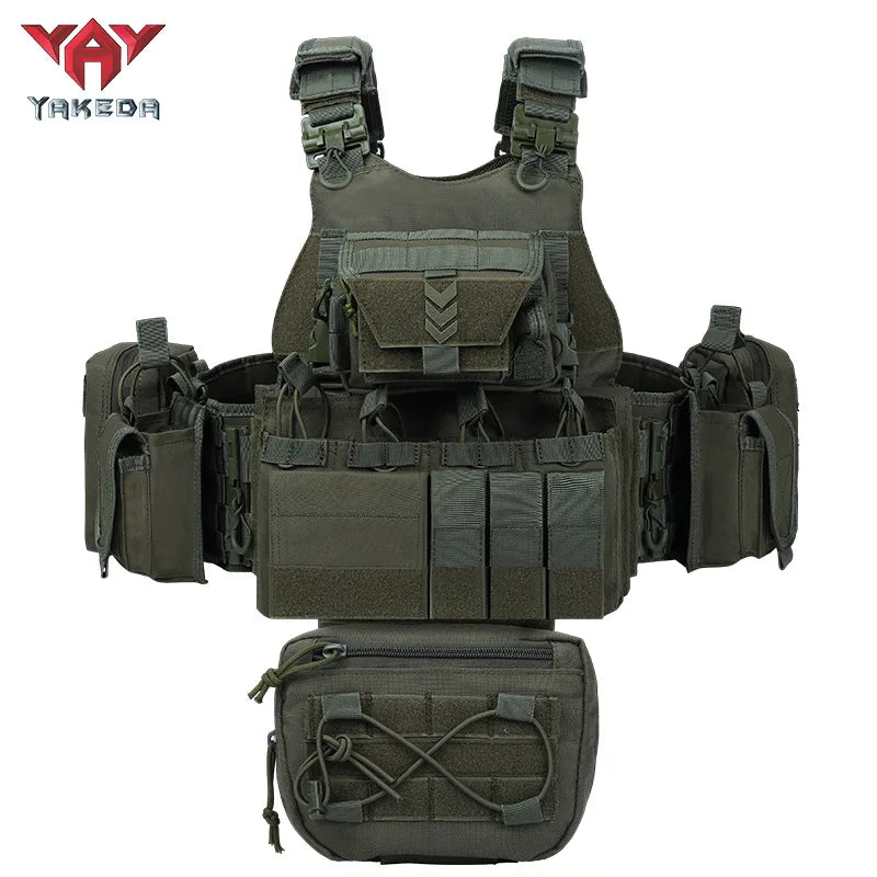 YAKEDA Tactical Vest Quick-release Outdoor Suit Supplie Training Vest Multi-functional Carrying Equipment