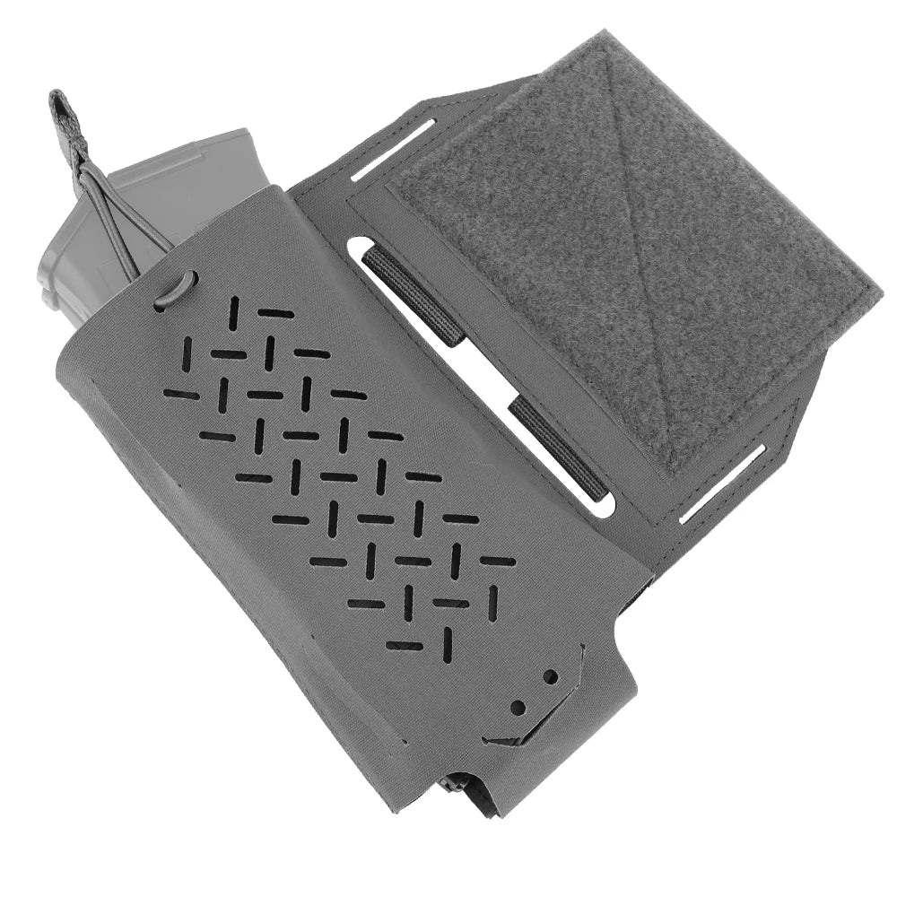 MK2 Tactical Expander Wing Pouch Radio Holder Wingman Pouch Magazine Storage Bungee Cord Micro Fight Chassis Chest Rig