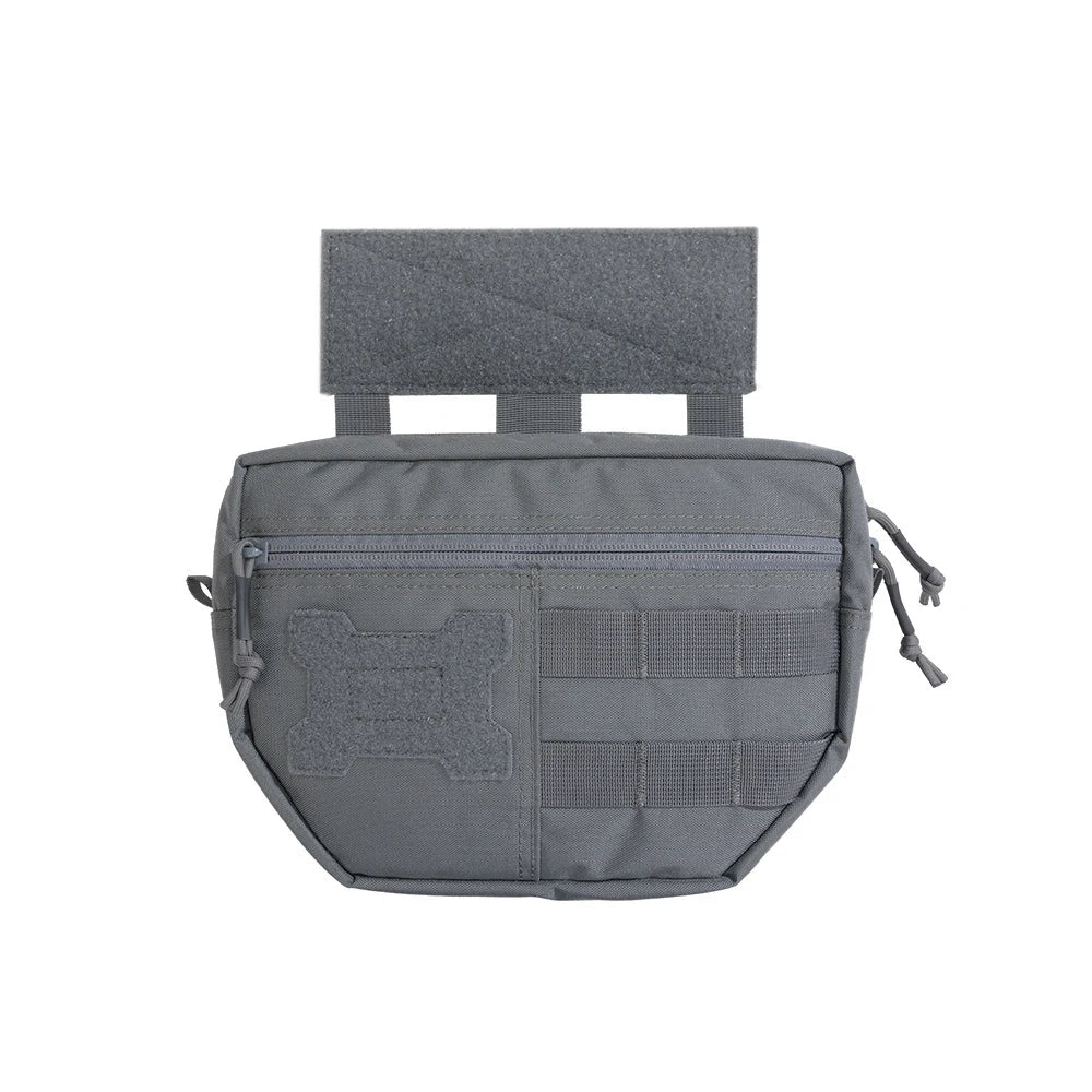 Double Layer Outdoor EDC Pack Men Tactical Molle Waist Pouch Nylon Vest Hang Pouch Fanny Pack Camping Hunting Accessories Bags