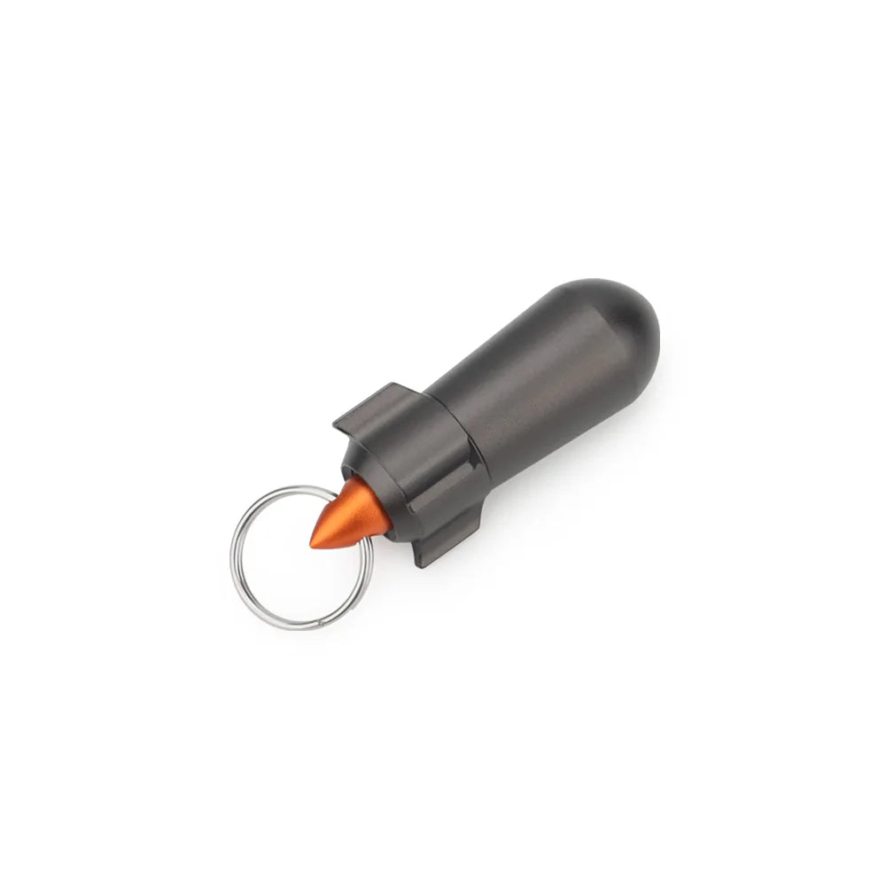Mini Aluminum Alloy Waterproof Bottle Camping Survival Seal Bottle EDC Outdoor Tool
