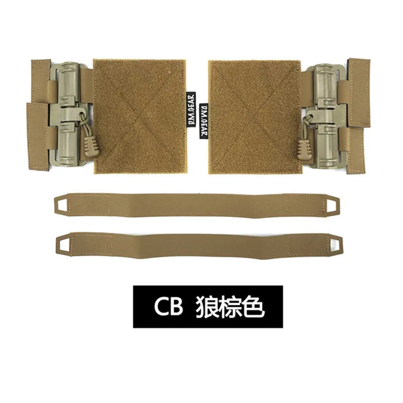 Tactical Vest Universal MOLLE Quick Release Buckle Set Cummerbund Adapter for JPC CPC AVS 6094 420 Vest