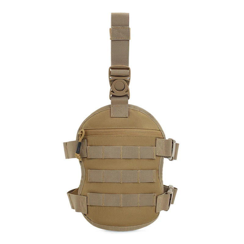 Tactical Drop Leg Platform Bag Adjustable MOLLE Thigh Rig Holster Pouch Outdoor Hunting Combat Leg Panel Utility Carry Pack