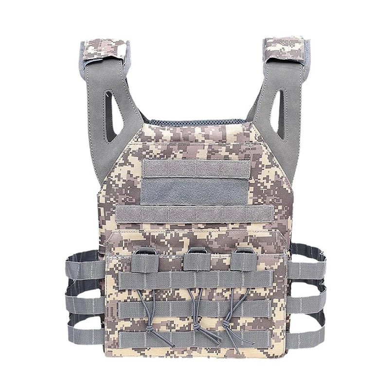 Tactical JPC Vest Body Armor Hunting Carrier Airsoft CS Combat MOLLE Camo Military Vest Paintball Game Body Armor Gear