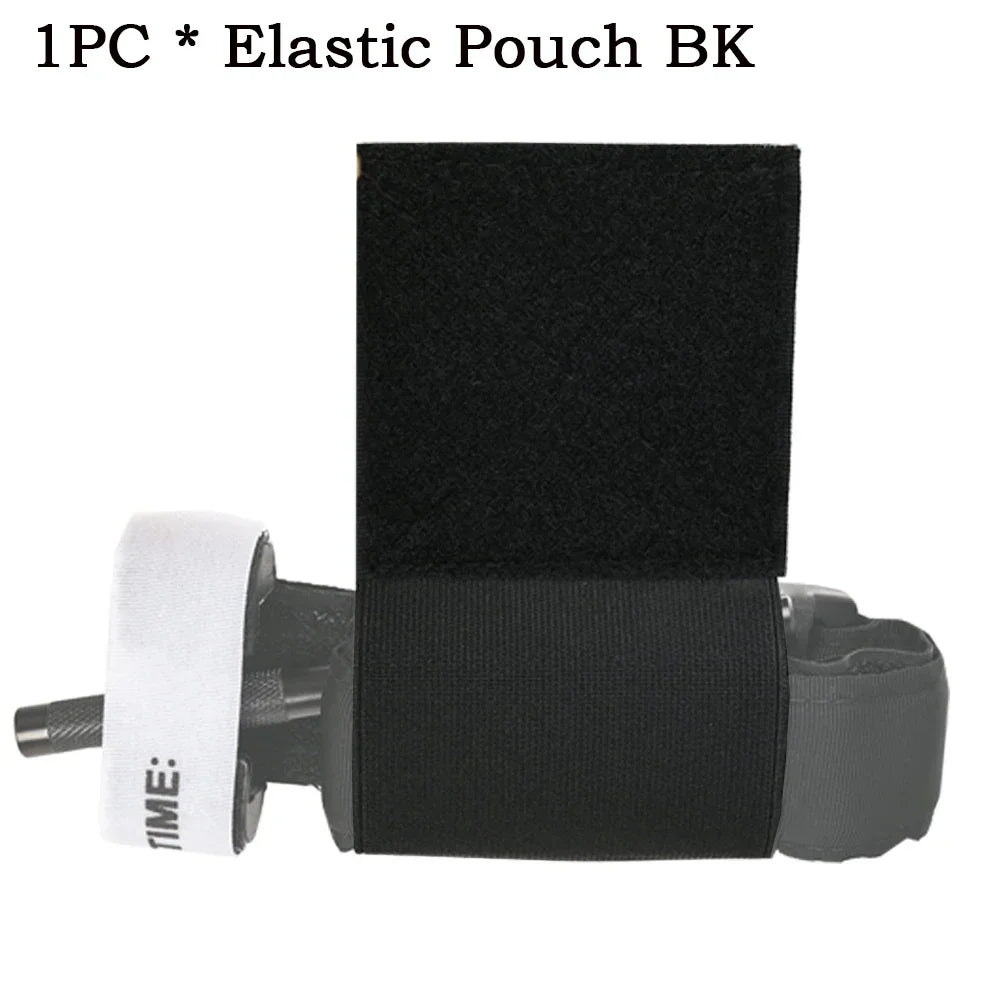 Elastic Tourniquet TQ Holder Hook and Loop Security Pouch for Molle Belt Tournament Chest Mount Hunting Vest Accessories
