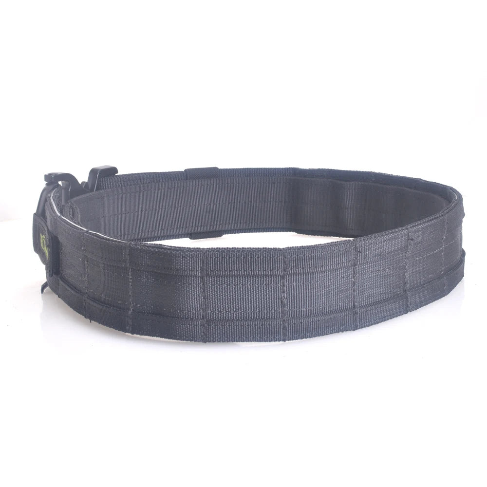 50cm 2 inch Width Ronin Style Tactical Molle Belt Outdoor Hunting Double Layer Belt Molle System Belt