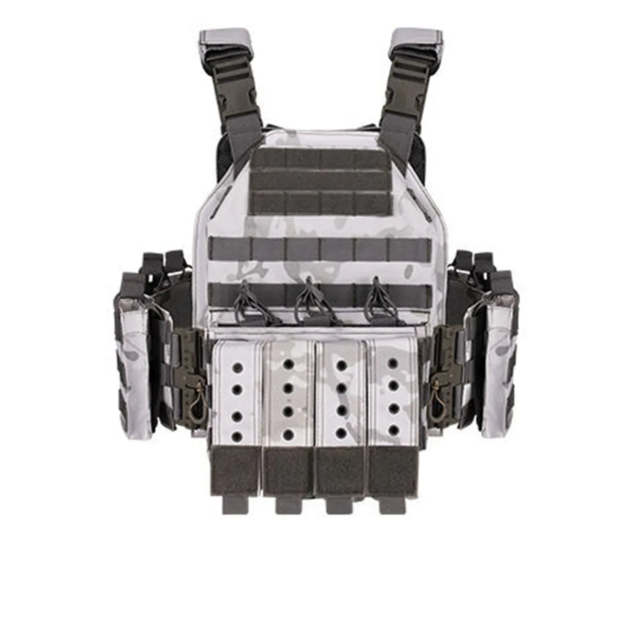 1000D snow camouflage quick release vest MCAP tactical vest military fan supplies wear-resistant exploration equipment