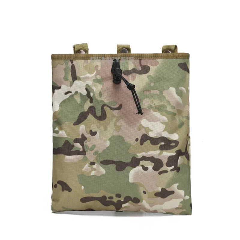 Tactical Molle Dump Magazine Pouch Mag Drop Pouches Hunting CS Gun Ammo EDC Bag Recycling Storage Bag