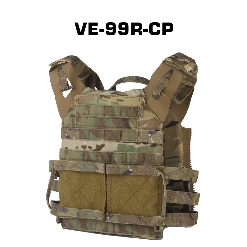 Sport Vest Men JPC2.0 Breathable Adjustable Quick Release Airsoft Vest Nylon Hunting Carrier for Outdoor Paintball Training