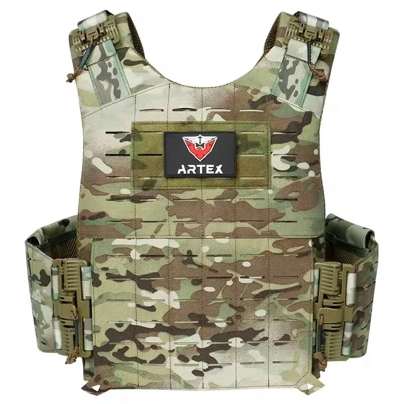 Tactical Vest Outdoor Hunting Plate Carrier Protective Adjustable Vest Airsoft Carrier Combat Equipment 6094 vest