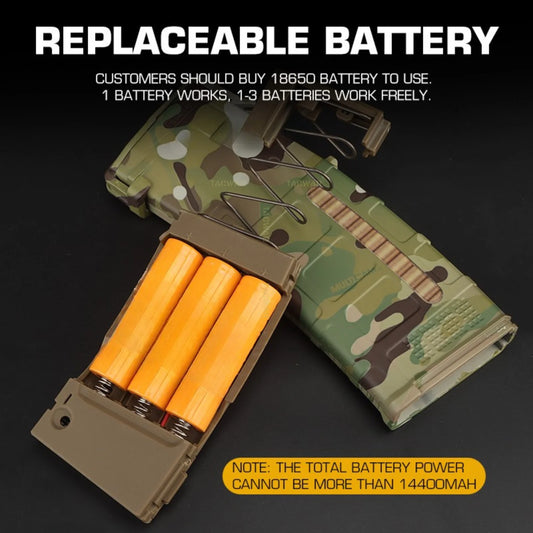 PMAC Mag Style 3*18650 Power Bank Battery Box Holder, Magazine Model Type C Charge Shell for iPhone Xiaomi Battery Cases