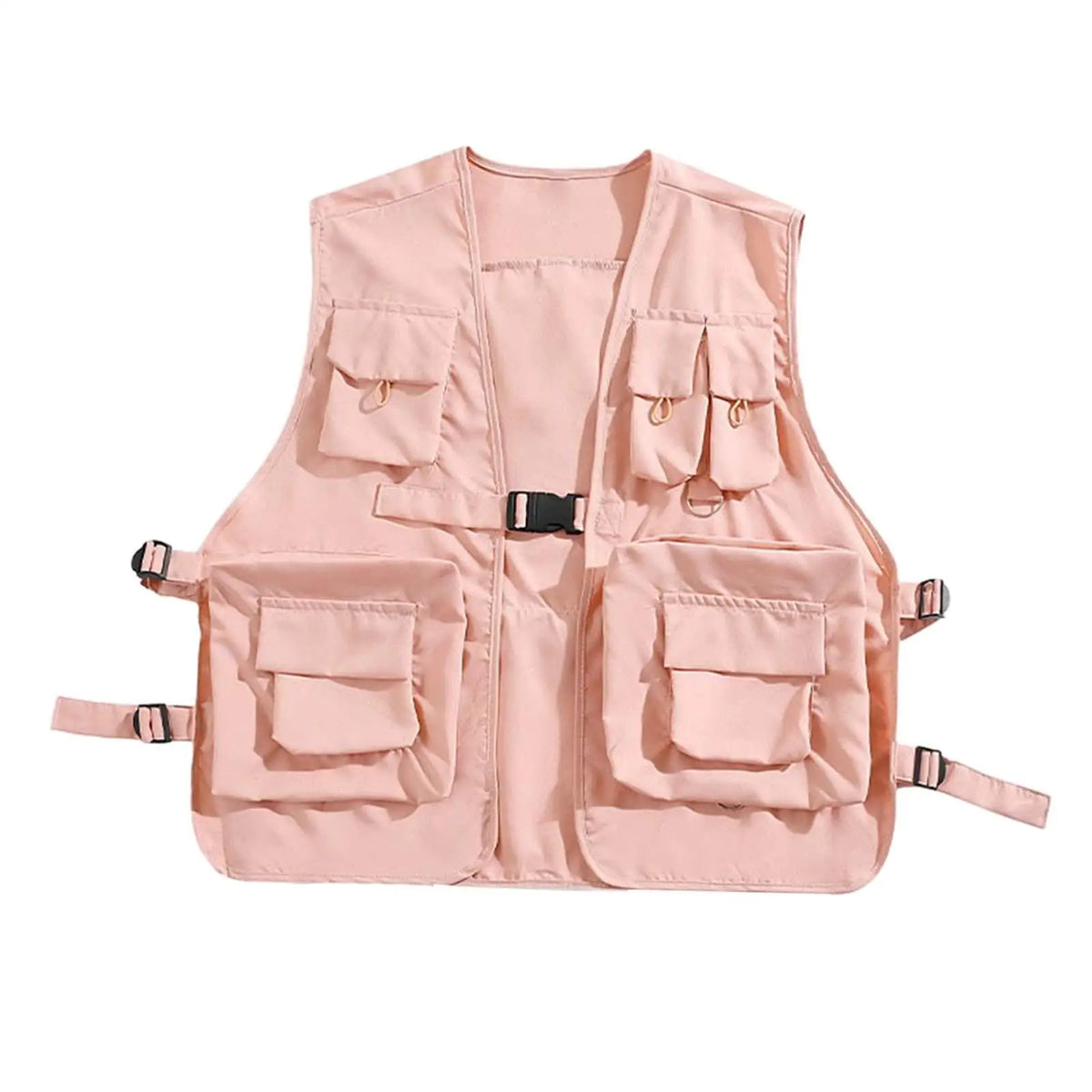 Utility Vest, Cargo Vest Sleeveless Jacket, Breathable Casual Waistcoat Outerwear for Men Women Climbing Outdoor Sports