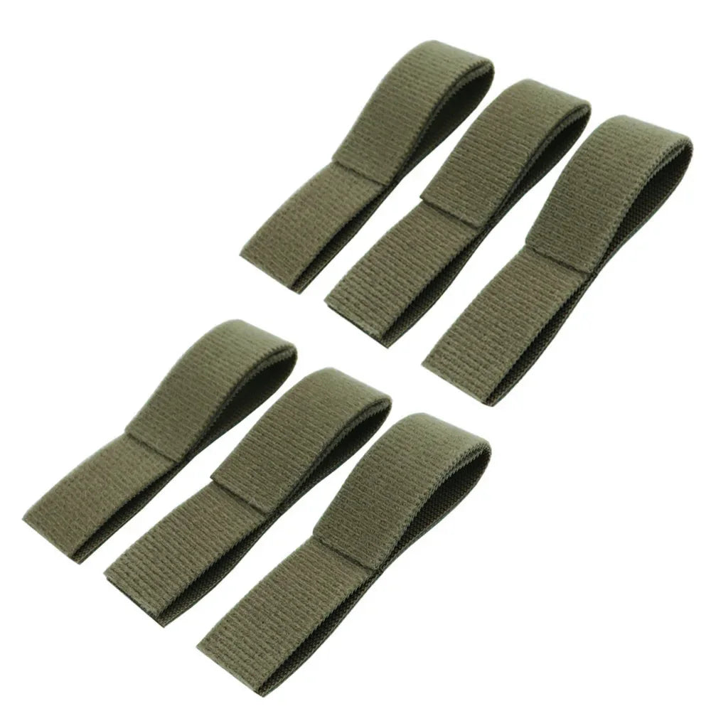 Wires Cable Management Kits Molle Storage Strap Electronic Communication Cable Hook Loop Organizer For Tactical Vest Helmet