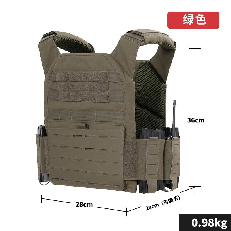 Adjustable Weighted Training Vest Breathable Fitness Workout Vest with Weight Plate Pockets for Gym Running Strength Training