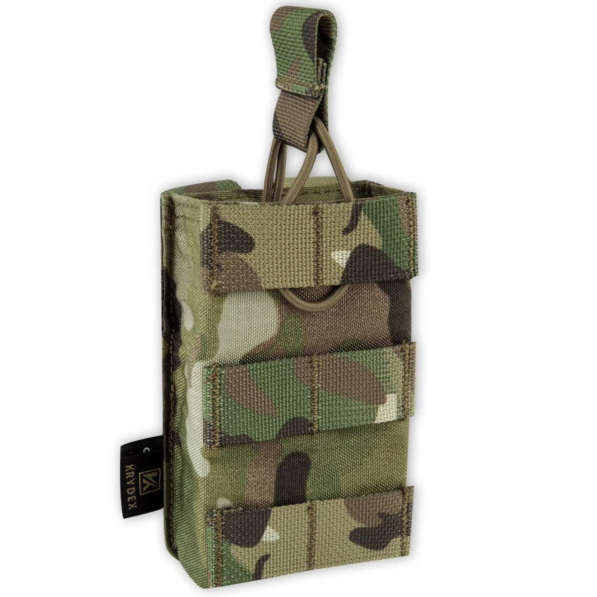 KRYDEX Tactical 5.56 MOLLE Magazines Pouch Single Open-Top Mag Pouch for M4 M16 AR 15 Hunting Accessories
