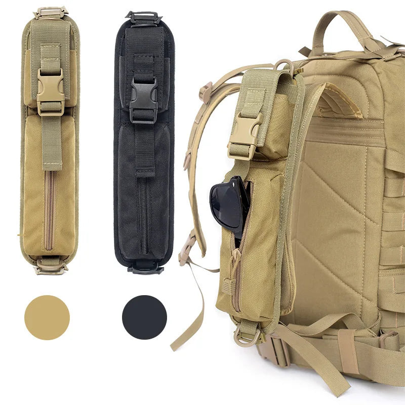 Tactical shoulder strap bag, key flashlight bag, Molle miscellaneous bag, accessory bag, outdoor camping EDC kit, tool kit