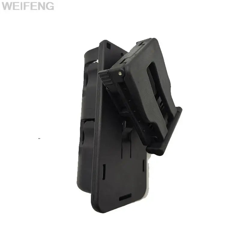 Tactical Flashlight Holster Holder Pouch Protable LED Torch Case 360 Degree Rotatable Molle Belt Carry Clip