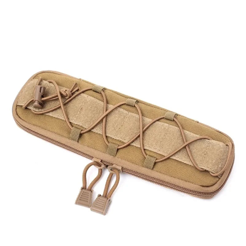 1Pc Outdoor Molle Knife Pouch Nylon Waist Set EDC Folding Knife Holder Bag Tactical Accessory