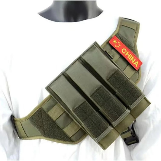 Quick Release Vest Tactical Molle System Outdoor High Quality Nylon Men Straps Chest Bag Hunting Sports Shoulder Crossbody Bags