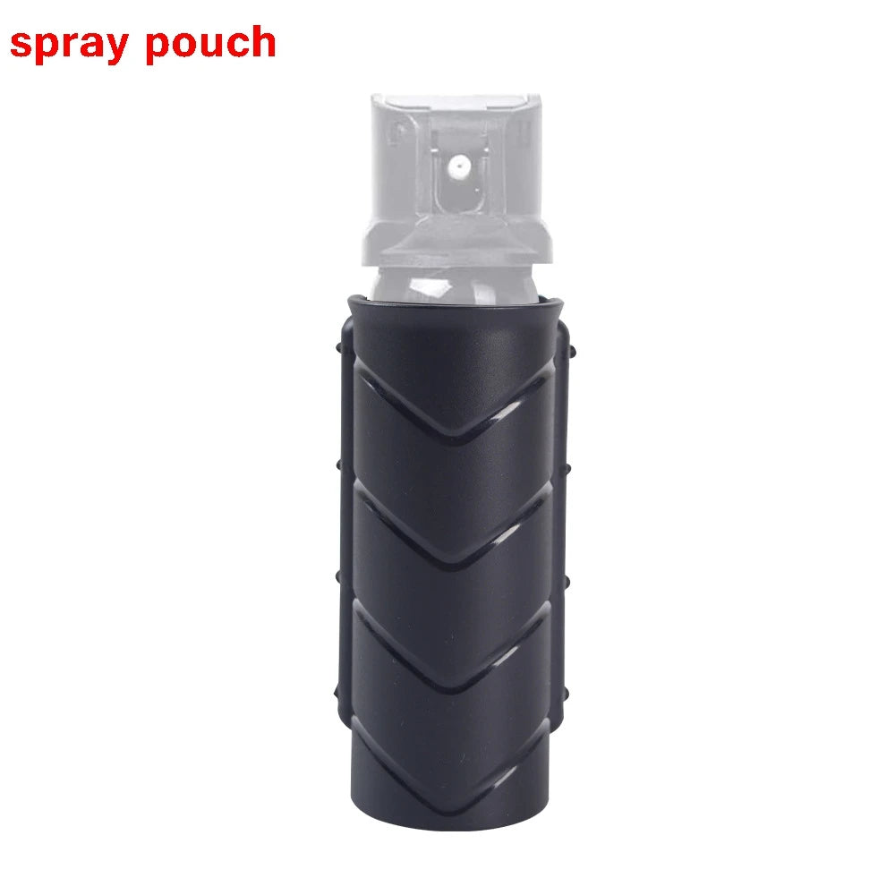 Tactical Baton Pouch Pepper Spray Pouch Holder Molle Clip Open Top Duty Mace Spray Holster Flashlight Case Hunting Accessories