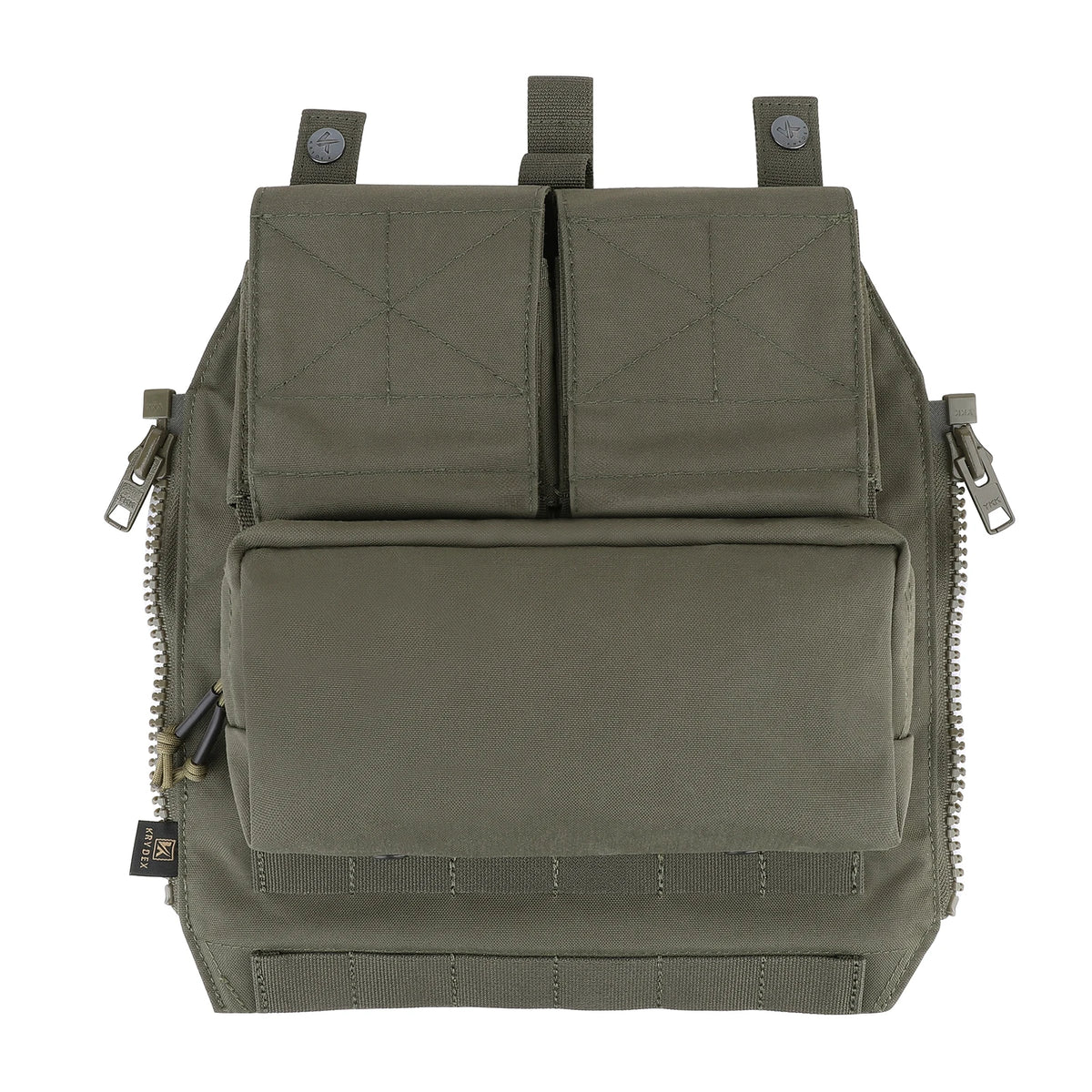 KRYDEX Tactical Zip On Pouch Plate Carrier Backpack Bag For CPC NCPC AVS JPC2.0 Hunting Airsoft Vest Accessories
