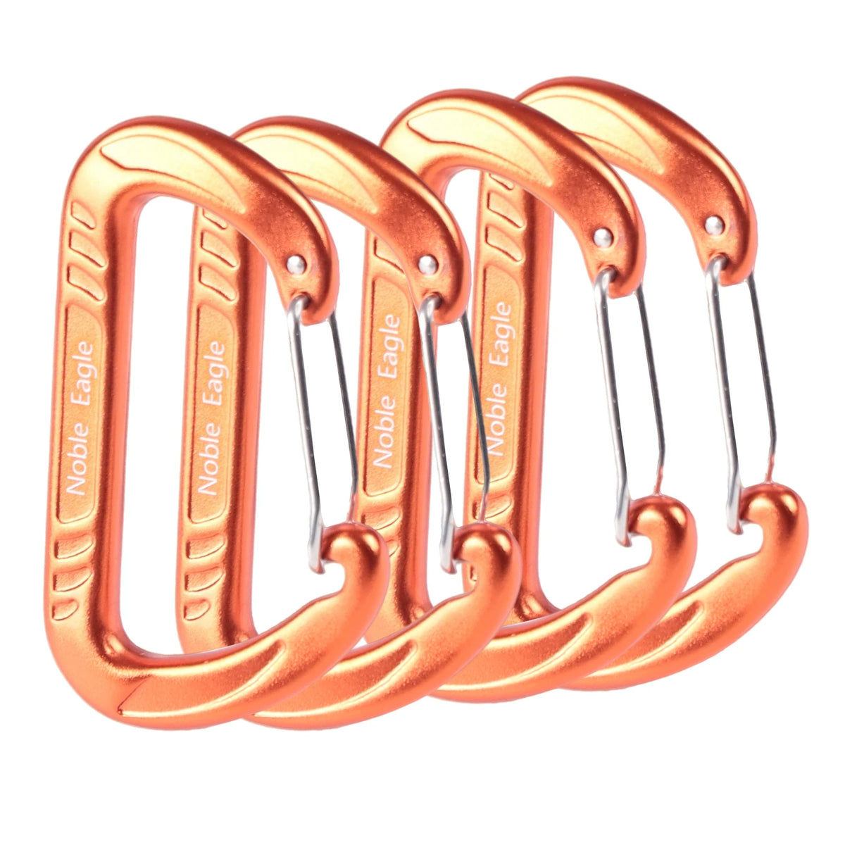 15kN Aluminum D Ring Carabiners Heavy-Duty Lightweight Outdoor Camping Hiking Gear Clips Buckle Set for Backpacking Equipment