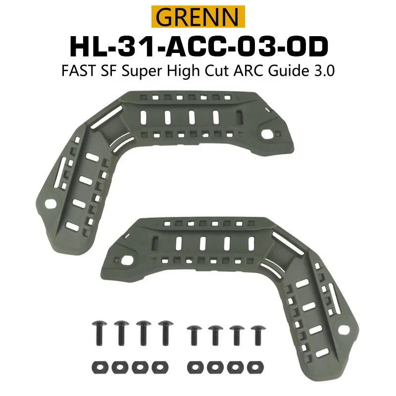 FAST outdoor helmet upgrade accessories SF ultra-high cut camping equipment ARC rail 3.0 hidden wiring