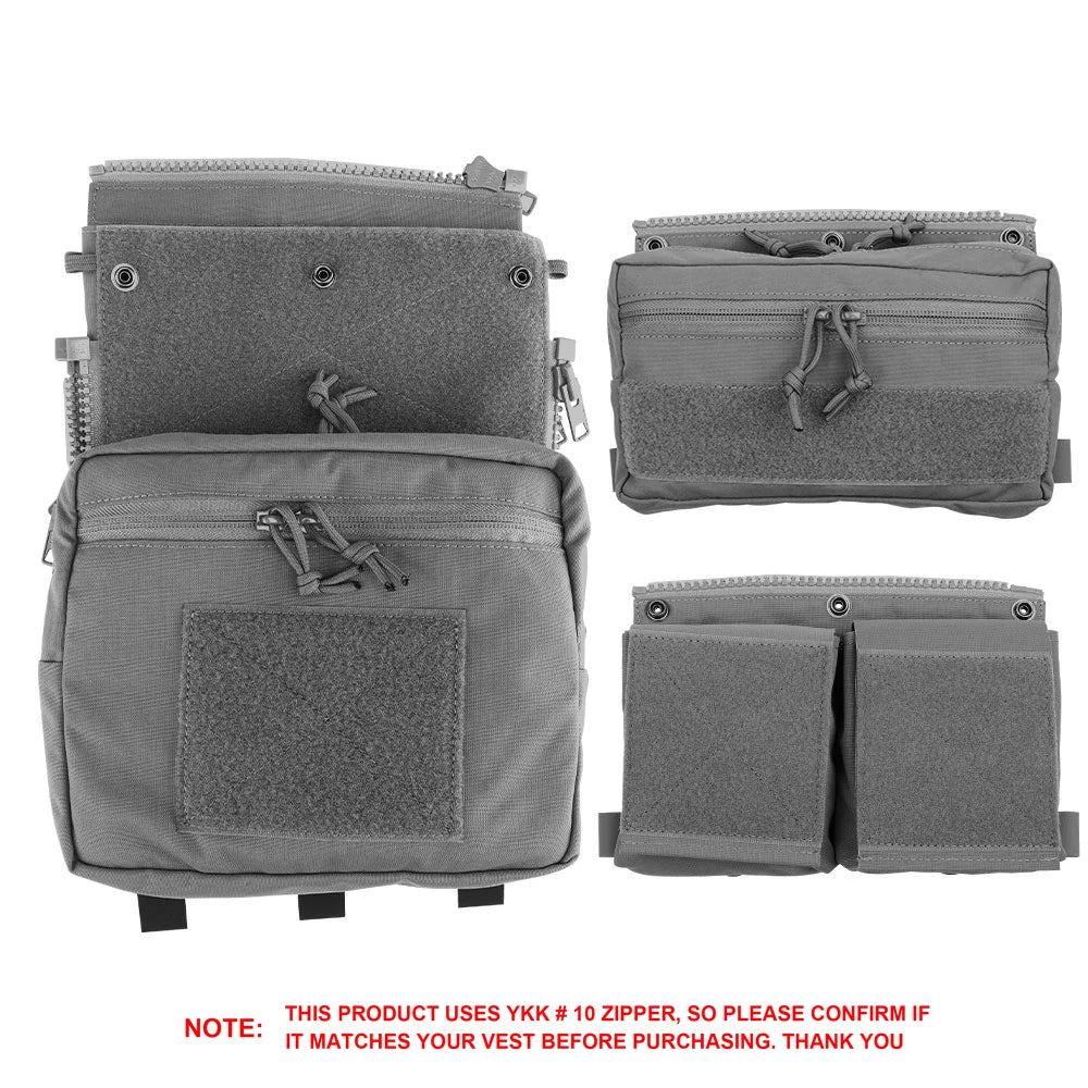 LV119 Tactical Vest Back Panel Spiritus Systems Hunting Combat Airsoft Plate Carrier Storage Pouch Assault Vest Expansion Gear