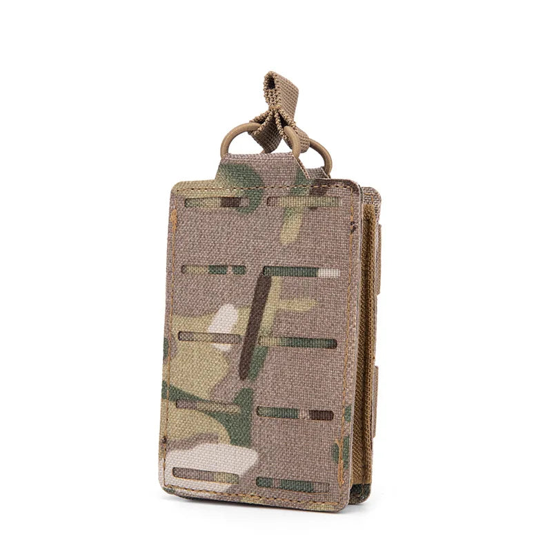 Outdoor MOLLE 5.56 Single Mag Pouch for M4 M16 Magazines Holder Open-Top Mag Carrier Multi-functional Accessory Bag