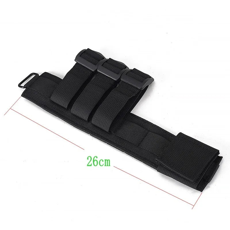 Tactical Molle Knife Shealth Adapter Attachment Adaptor Pack Rucksack Cinch Fasten Strap PALS Camping Hunting Accessories 1PC