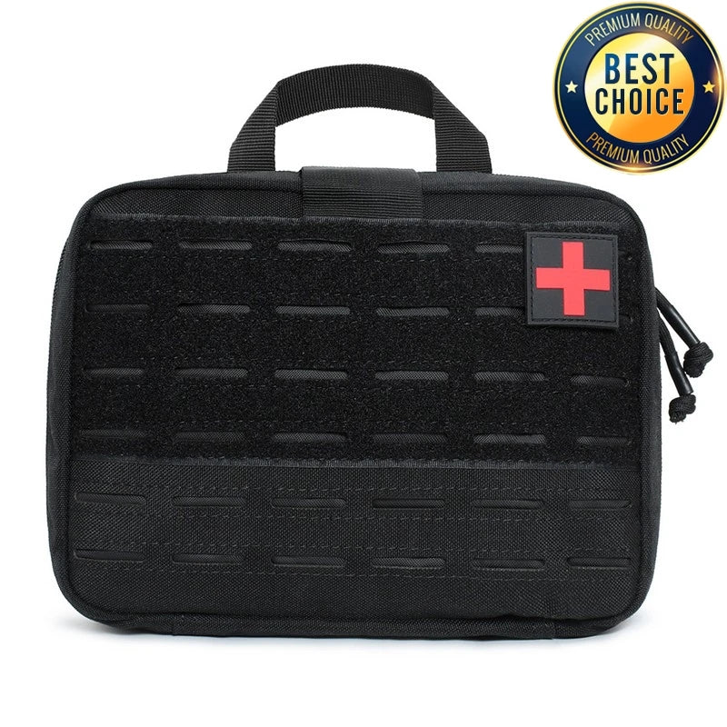 Tactical First Aid Kits Medical Bag Outdoor Molle Emergency Hunting Bag Camping Survival Tool EDC Pouch Red Cross Waist Bag