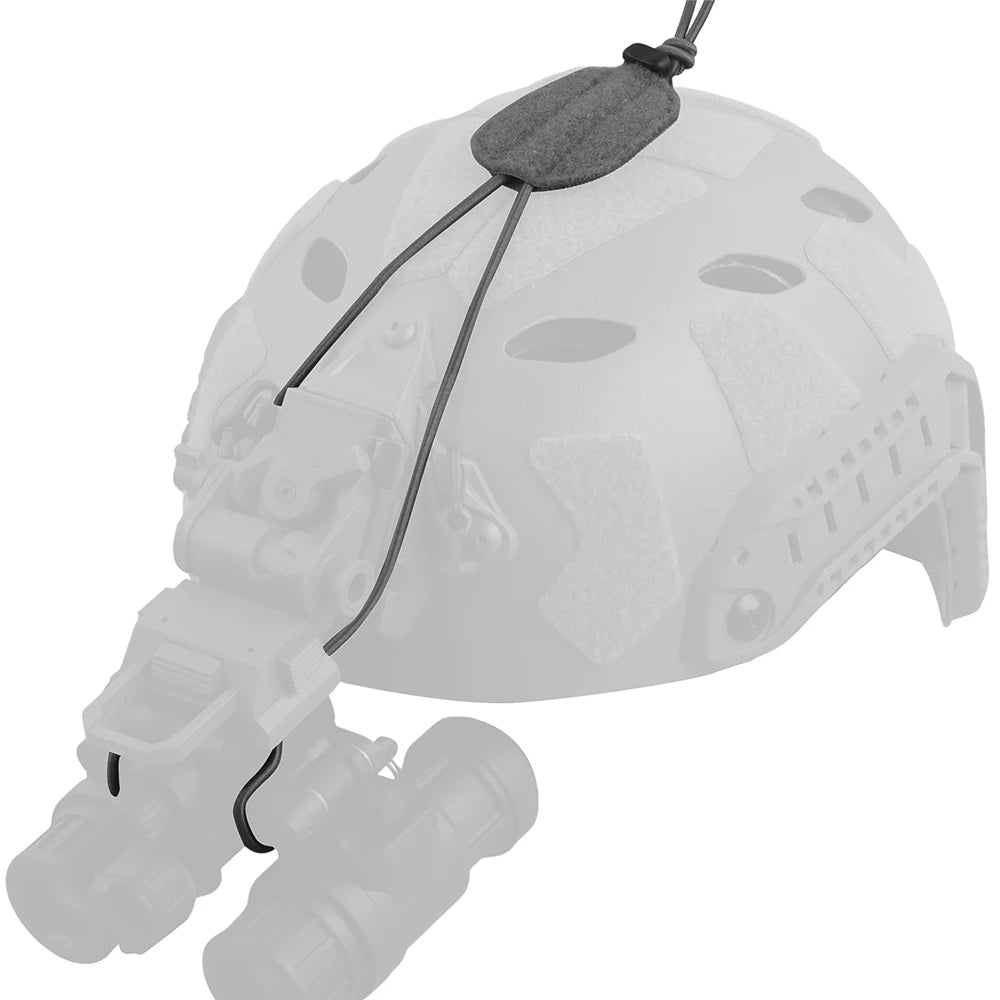 Tactical High Reinforced Night Vision Goggles NVG Reinforcement Lanyard Double-sided Magic Fastener Helmet Accessories