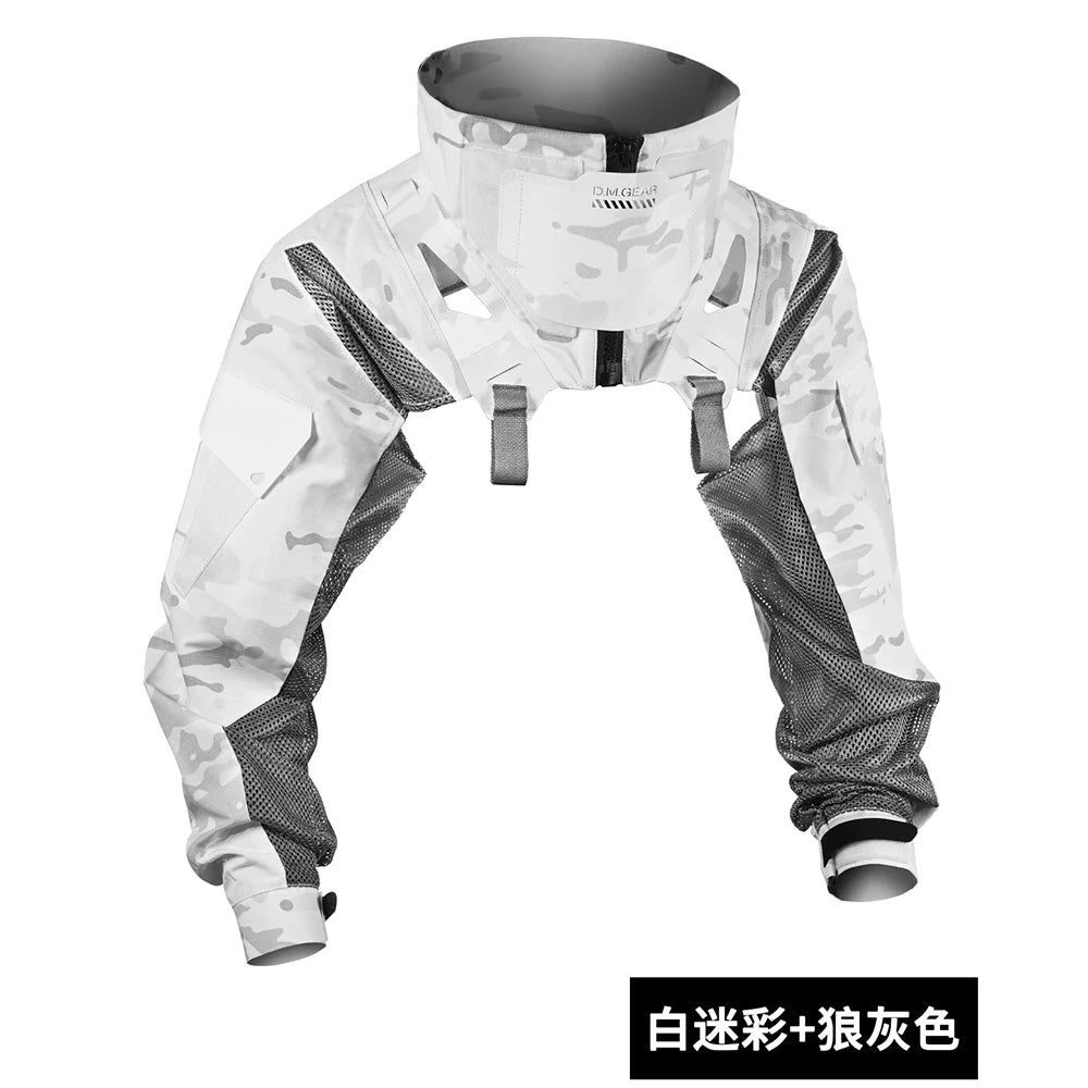 Tactical Combat Uniform Long Sleeve Clothing Hunting Accessories Breathable Comfortable Compatible Tactical Chest Rig