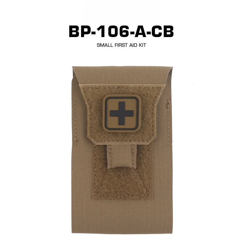 Small Trauma Pouch Compact Empty EDC First Aid Storage Bag Portable Stop Bleeding Gear Organizer for Supplies & Surviva