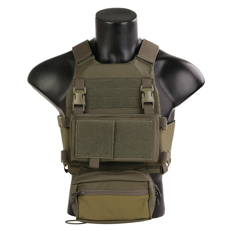 Emersongear Hunting Vest W/For MK Chest Rig Set Body Armor Hunting Plate Carrier Combat Protective Guard Gear Nylon