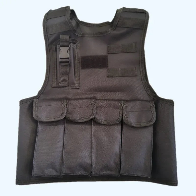 Tactical Child Vest Body Armor Hunting Carrier Kid Accessories Pouch Camouflage Camo Training Vest Sniper Uniform Sports Clothes
