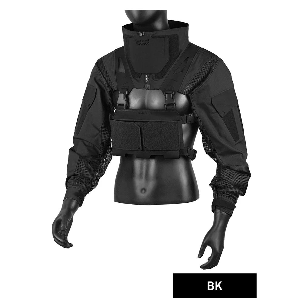 DMGear Original Tactical Combat Jacket Long Sleeve With Mag Pouch Camouflage Clothing Breathable Comfortable Hunting Camping