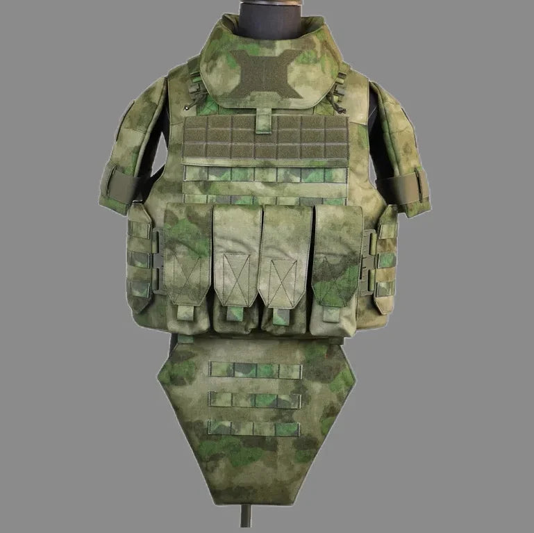 Laser Cutting Full Protective Tactical Vest MOLLE System Quick Removal Of Heavy Waistcoat Outdoor Combat Training Hunting War