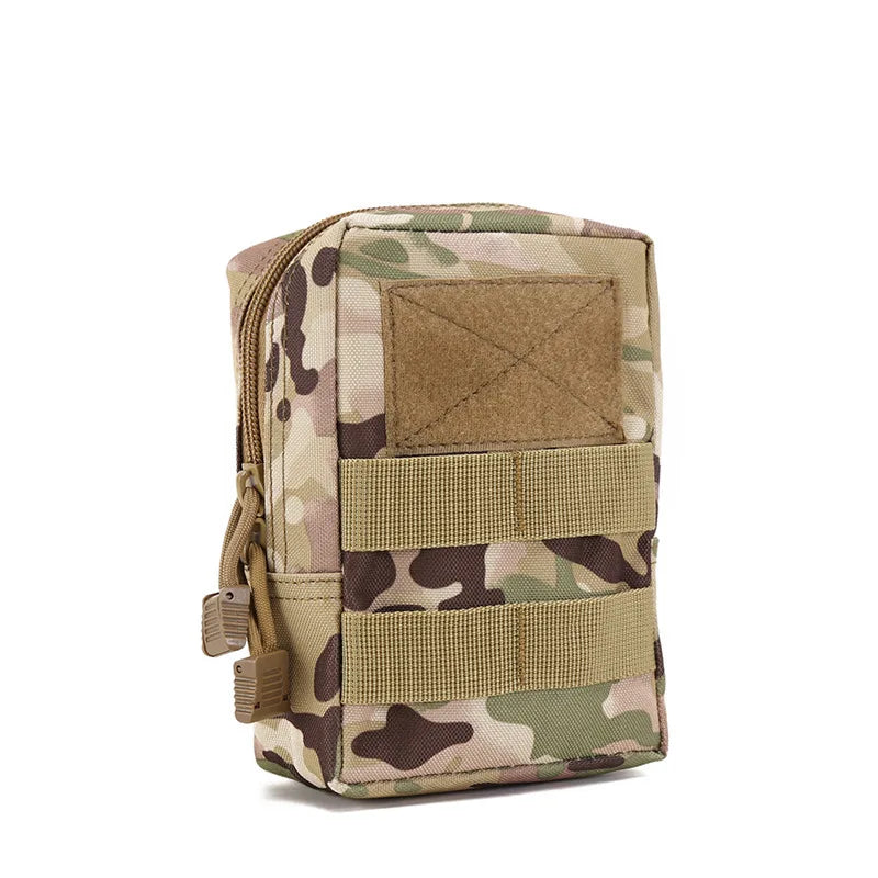Outdoor Mini Medical Molle Waist Bag Tactical Pouch Camping Hunting Coin Pouch Belt Pouch Survival Tool First Aid Storage Pack