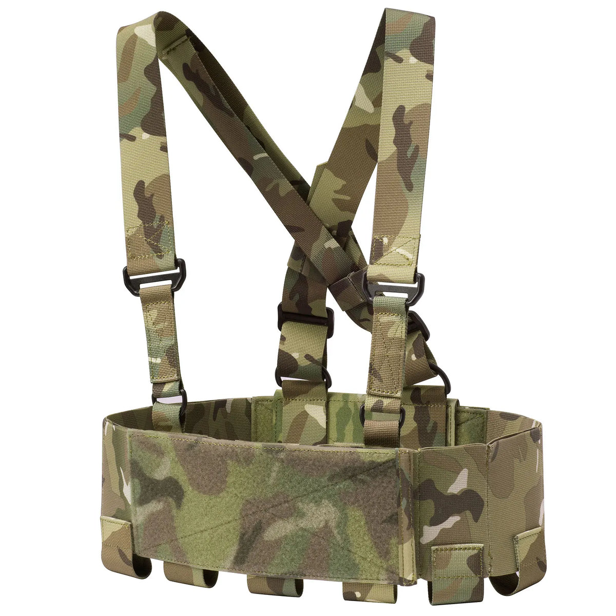 KRYDEX Tactical 556 Ready Chest Rig Low Vis Lightweight Concealed Carry Chest Rig Vest With Elastic Magazine Radio Tool Pouch