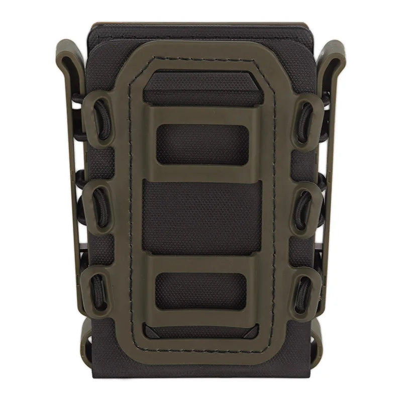 Tactical Magazine Pouch Molle for Ar15 M4 5.56 7.62 9mm Scorpion Fast Mag Quick Release Mag TPR Holster Adjustable Case Box