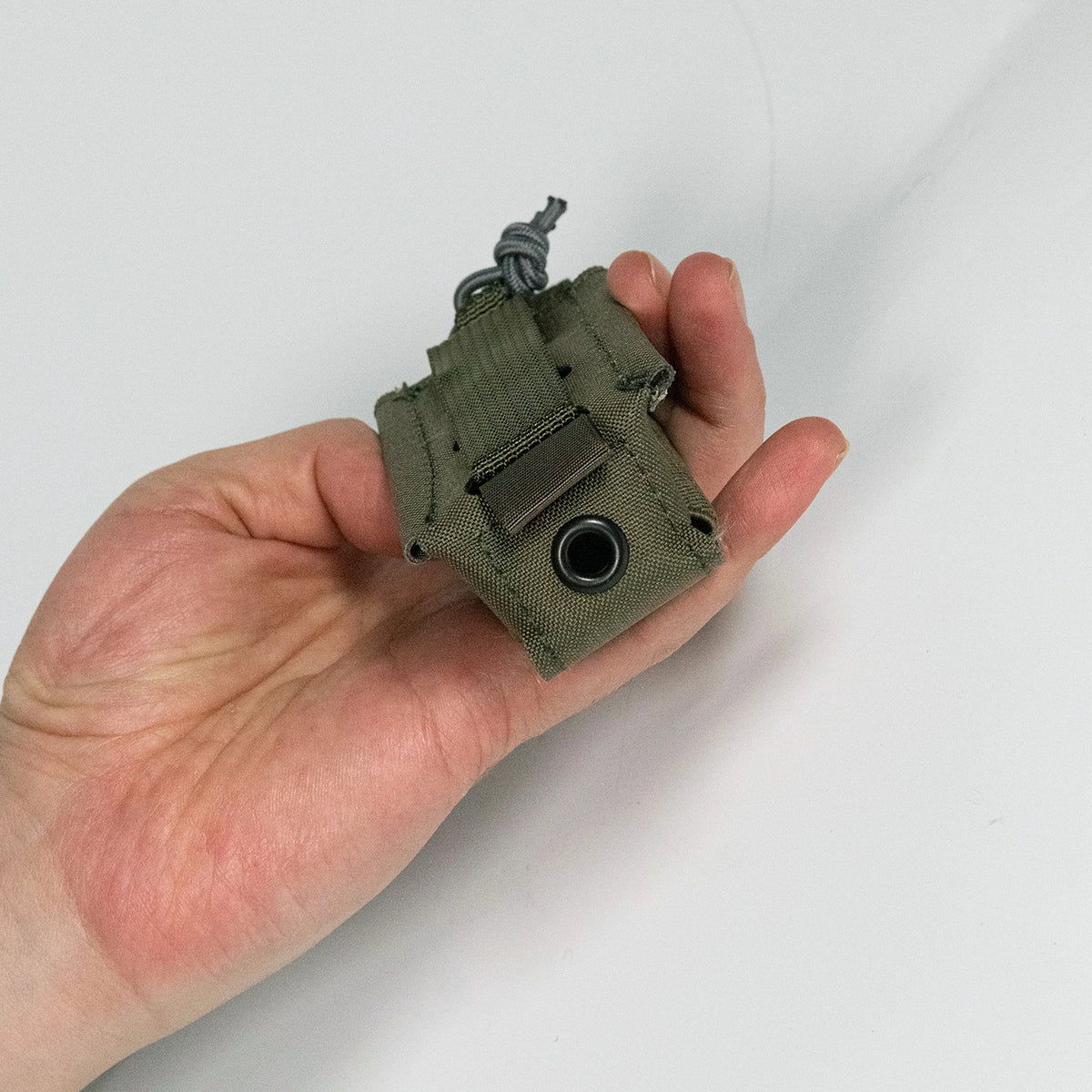 Tactical Pistol Mag Pouch,Open-Top Quick Draw 9mm Magazine Holder, MOLLE Elastic Retention for Airsoft & Military