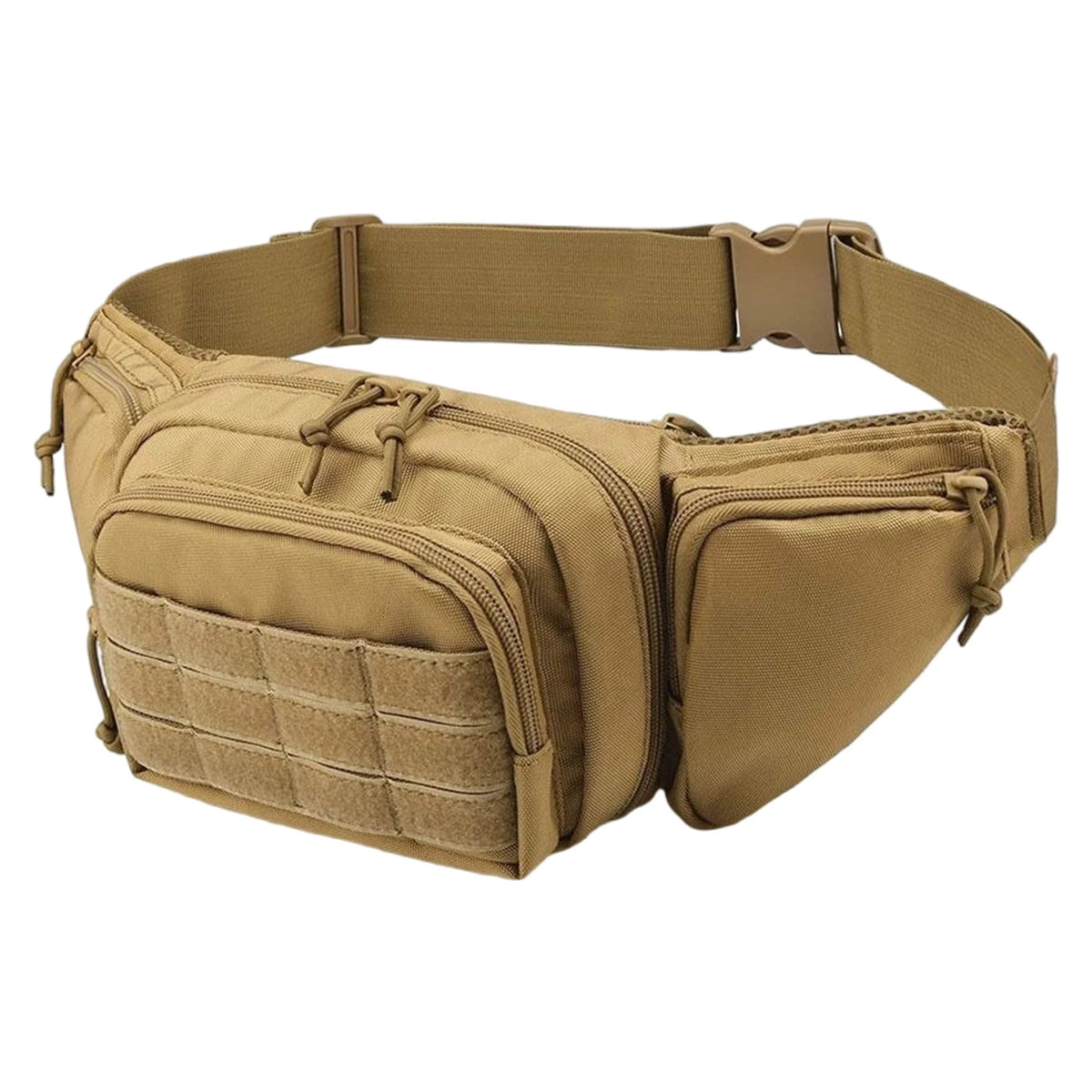 Tactical Fanny Pack Gun Holster Concealed Carry Pistol Waist Bag Molle EDC Pouch for Running Hiking Cycling Camping Outdoor Bag