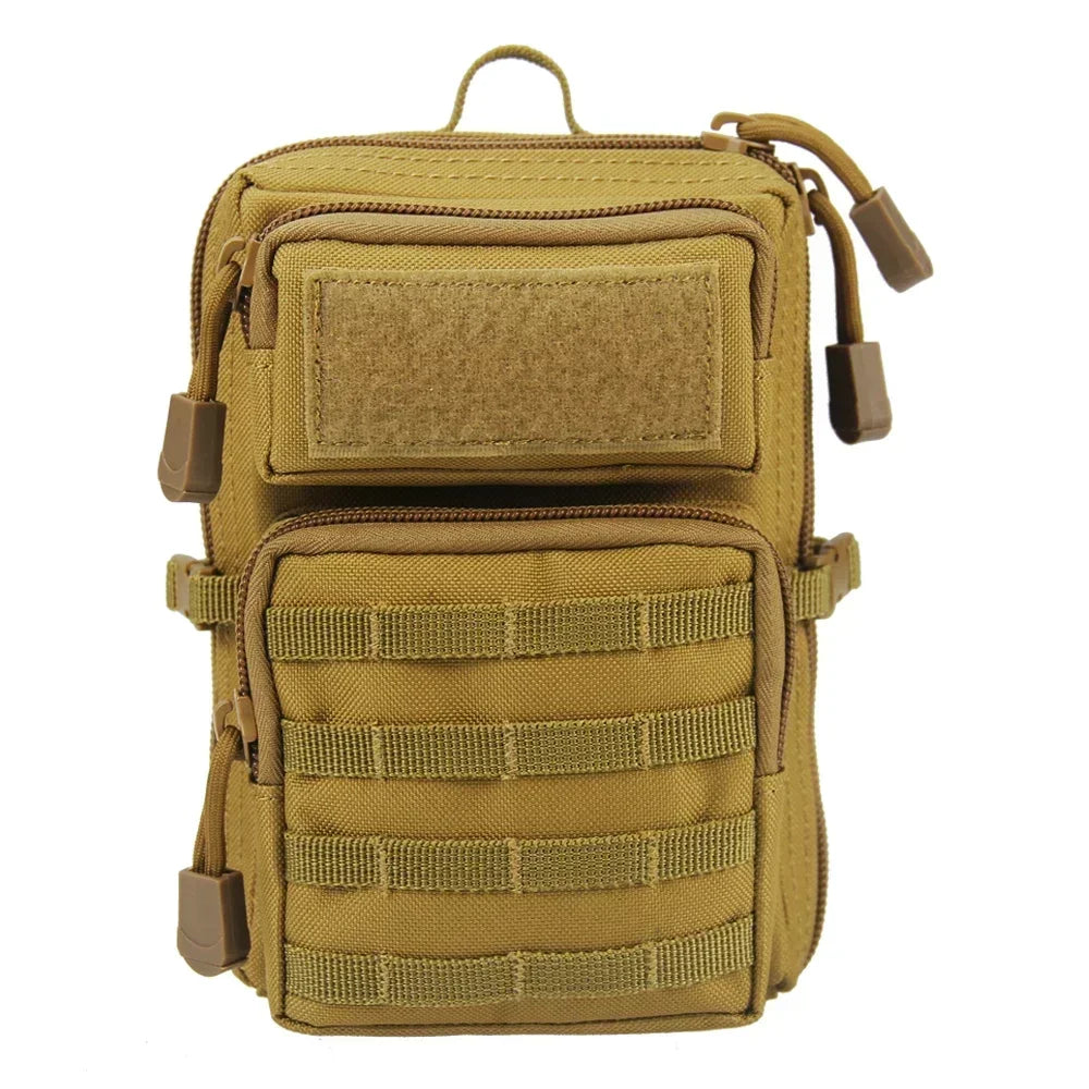 Tactical Mini Molle Utility Pouch EDC Small Tool Pouch for Outdoor Hiking Camping, Phone & Gear Storage Bag