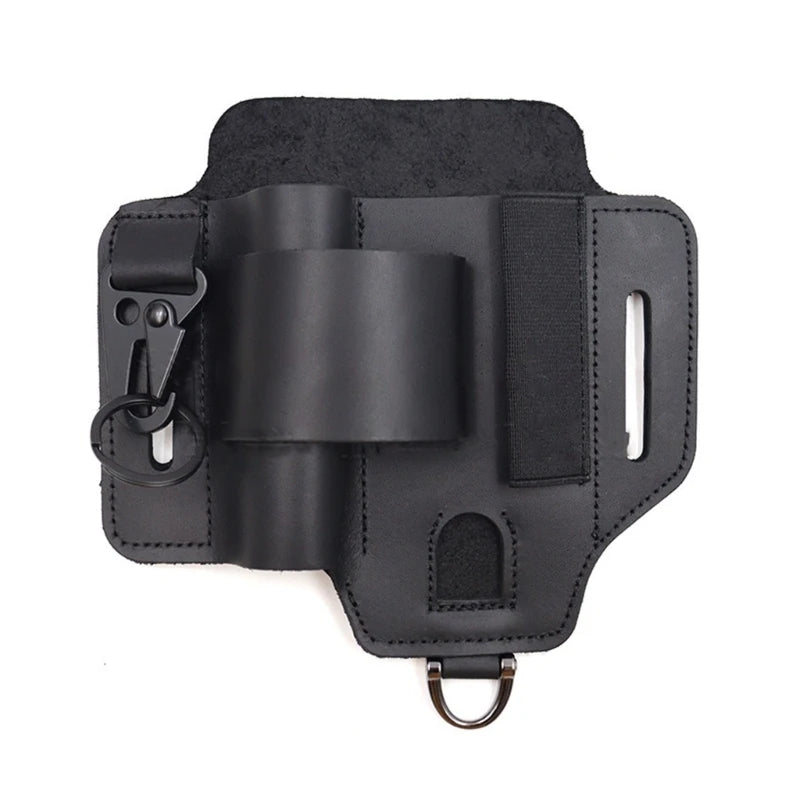 Multitool Sheath Pocket Organizers With Holder Tactically Tool Holsters Leather Belt Sheath Hanging Waist Belt 69HD