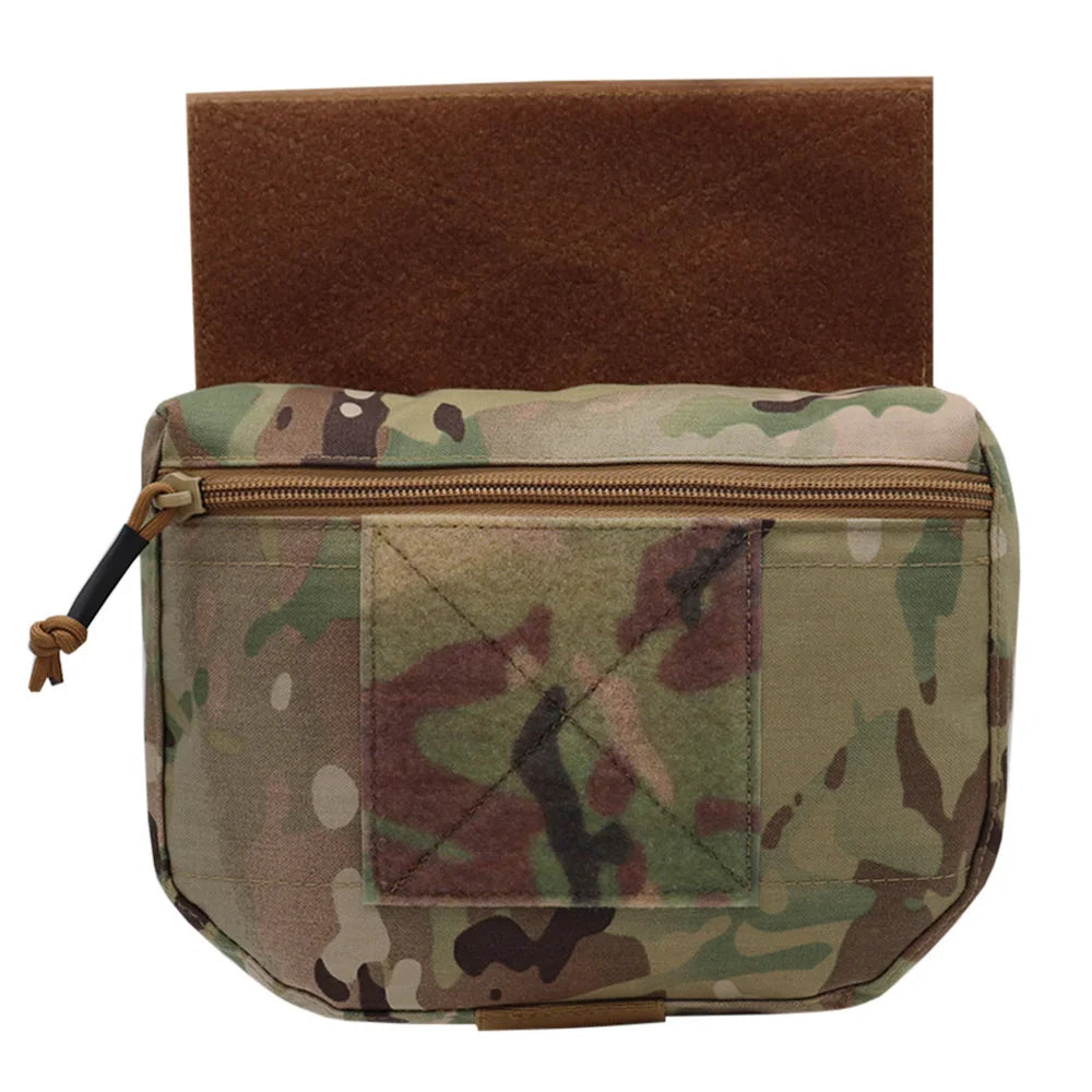 Fwoyonze 500D Nylon Outdoor Tactical JPC/CPC Vest/Tactical Chest Pouch FC Large Sub-Pouch Expanded Lower Belly Bag