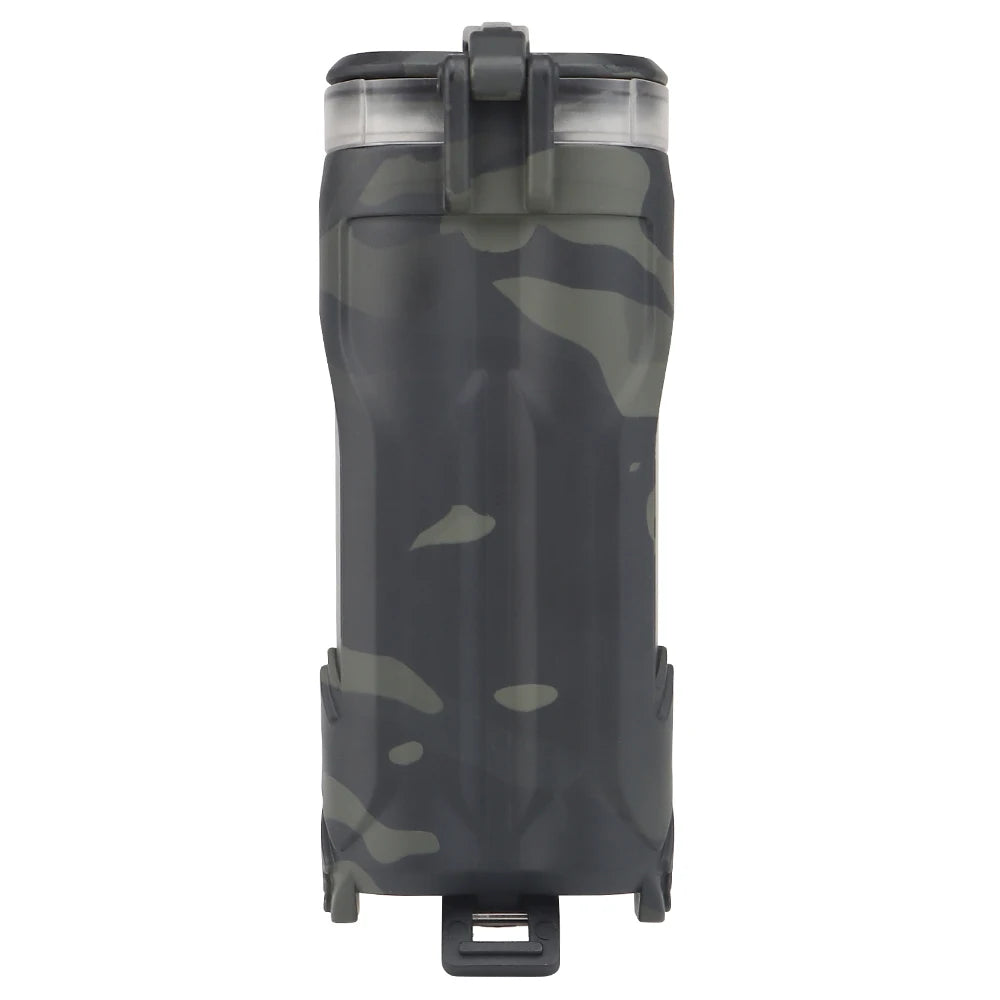 Tactical Case Battery Storage Box Waterproof for AA AAA CR123 18650 Battery Outdoor Tool Storage Holster MOLLE Vest Belt Gear