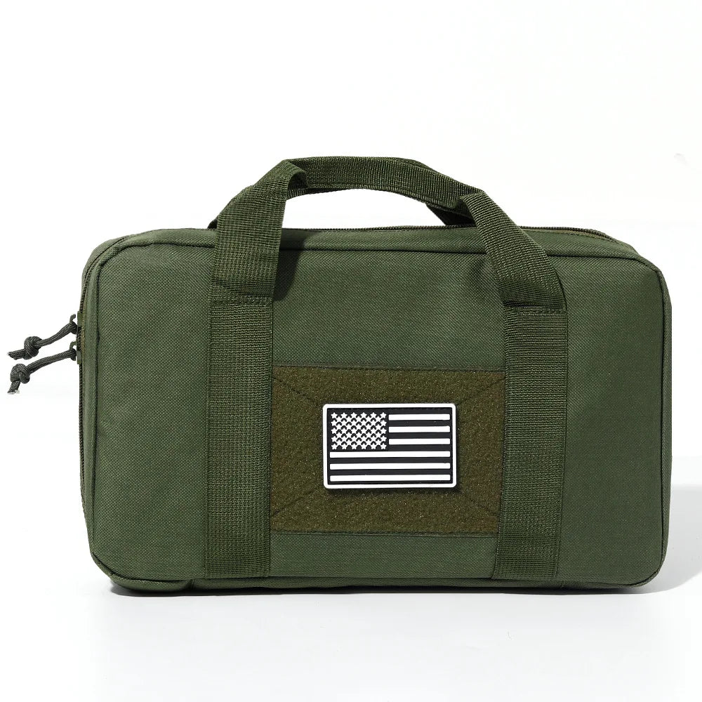 Pistol Bag Concealed Carry Case Soft Padded Handgun Pouch with Magazine Storage Slot Pistol Wallet Hunting Accessories