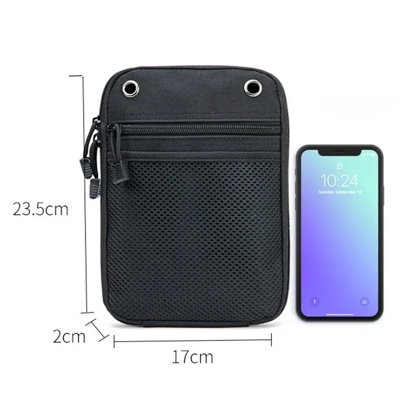 EDC Molle Holster Pouch with Magazine Carrier – Universal Concealed Waist Pack for Hunting, Durable Tactical Gear