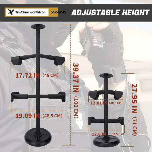 Tactical Law Enforcement Gear Display Stand for Body Armor Fast Helmet MOLLE Waist Belt Plate Carrier, Hunting Airsoft Vest Rack